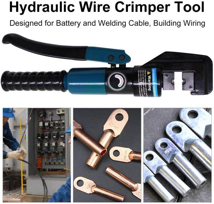 10 Ton Manual Hydraulic Crimping Tool Cable Crimping Tool Copper And 