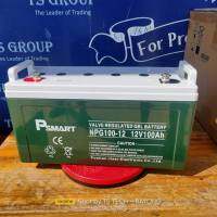 Battery GEL แบตเตอรี่ เจล Deep Cycle GEL Battery ยี่ห้อ Psmart ขนาด 12V ความจุ 100Ah อายุการใช้งานยาว 1500 รอบ รับประกันความจุเต็ม มีการรับประกัน