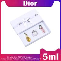 Dior perfume มินิ set Miss Dior Blooming Bouquet+Jadore Eau de Parfume+ Dior Addict EAU FRAICHE 5ml*3pcs