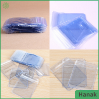 กระเป๋าสตางค์กระเป๋าเคสใส่เหรียญพลาสติกพีวีซีใสจาก Hanak 100ชิ้นซองจดหมายที่เก็บของใหม่