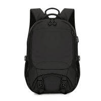 Black Business Laptop Backpack For Men Nylon Waterproof Youth Sport Hiking Travel Back Pack College Student School Bag Male Gray