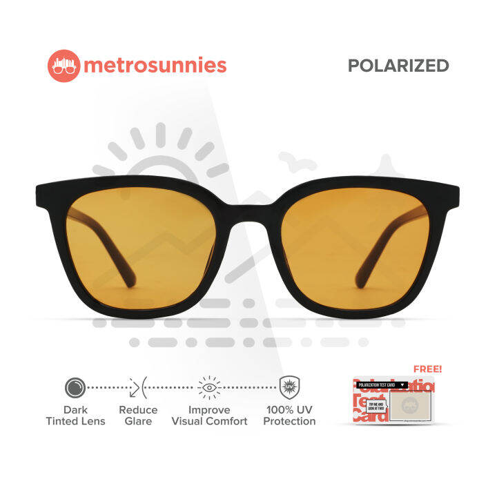 MetroSunnies Dewey Sunnies / Polarized Sunglasses with UV400 Protection