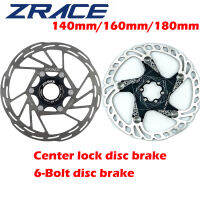 ZRACE 6-Bolt/center ล็อคแผ่นโรเตอร์จักรยานเบรคโรเตอร์การกระจายความร้อนที่แข็งแกร่งโรเตอร์ลอย140มม. 160มม. 180มม. Mtb/ แผนที่เบรค