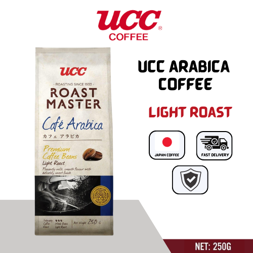UCC Roast Master Café Arabica Light Roast 250g. (Coffee beans) ยูซีซี
