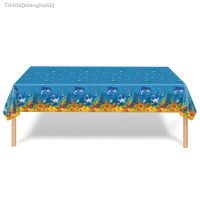 ✺ 130x220cm Ocean Animal Disposable Tablecloth Table Cover For Kids Boys Sea Life Marine Birthday Party Supplies Decoration