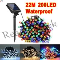 【hot sale】 ❉☃ B28 Solar String Lights Outdoor Waterproof with 8 Modes for Home GardensWeddingPartyChristmasOutdoorTree Decorations