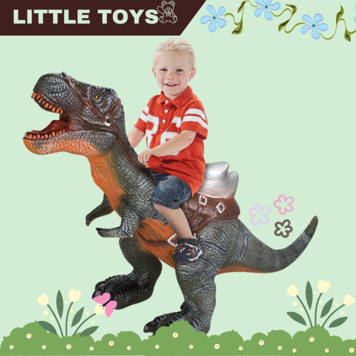little-toys-ไดโนเสาร์จำลอง-dinosaur-ของเล่นสำหรับเด็ก-2-4ขวบ-t-rex-ไดโดเสาร์ยางนิ่ม-มีให้เลือก3แบบ-ตัวใหญ่-มีเสียงร้อง-ราคาถูก-พร้อมส่ง