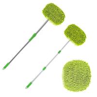 escopic Wash Brush แปรงทำความสะอาดรถยนต์ escoping Long Handle Cleaning Mop Broom Super Absorbent For Air Conditioner Clean