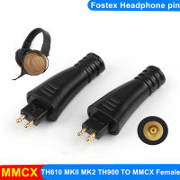 QYFANG Plug Headphone Plug TH610 TH900 MMCX Female Pin Converter Audio Jack Adapter Cable Connector Fostex HiFi HeadphoneAdapter