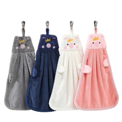 【CC】 Cartoon Hand for Coral Microfiber Soft Dry Absorbent Cleaning Cloths Sauna Terry