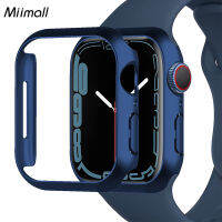 Miimall เข้ากันได้ Apple Watch 7 45มิลลิเมตร41มิลลิเมตรกรณี,ฮาร์ดพีซีกรอบบางเฉียบที่มีน้ำหนักเบาชายหญิงป้องกันกันชนกรณีเชลล์สำหรับ Apple Watch ซีรีส์7 41มิลลิเมตร45มิลลิเมตร