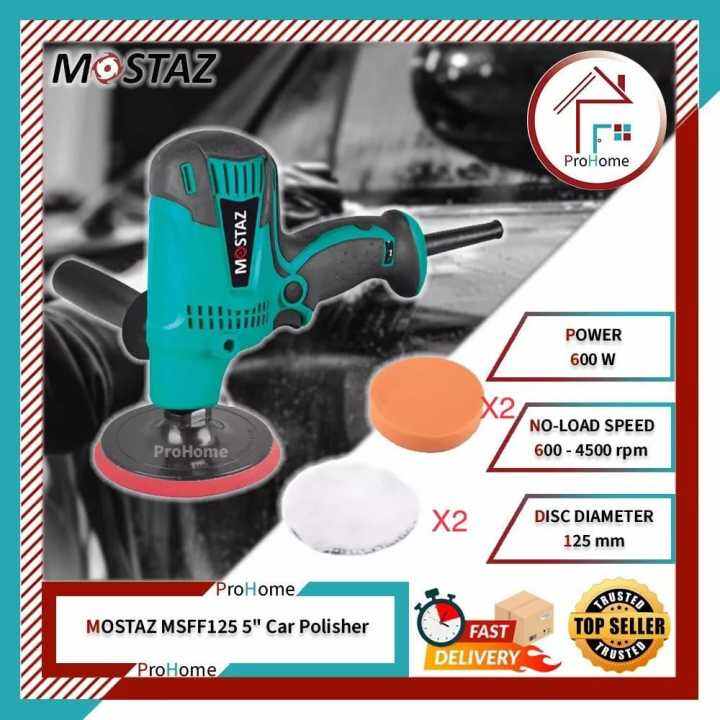 ProHome88 MOSTAZ MSFF125 600W 5" Car Polisher MSFF125/Mesin Polish