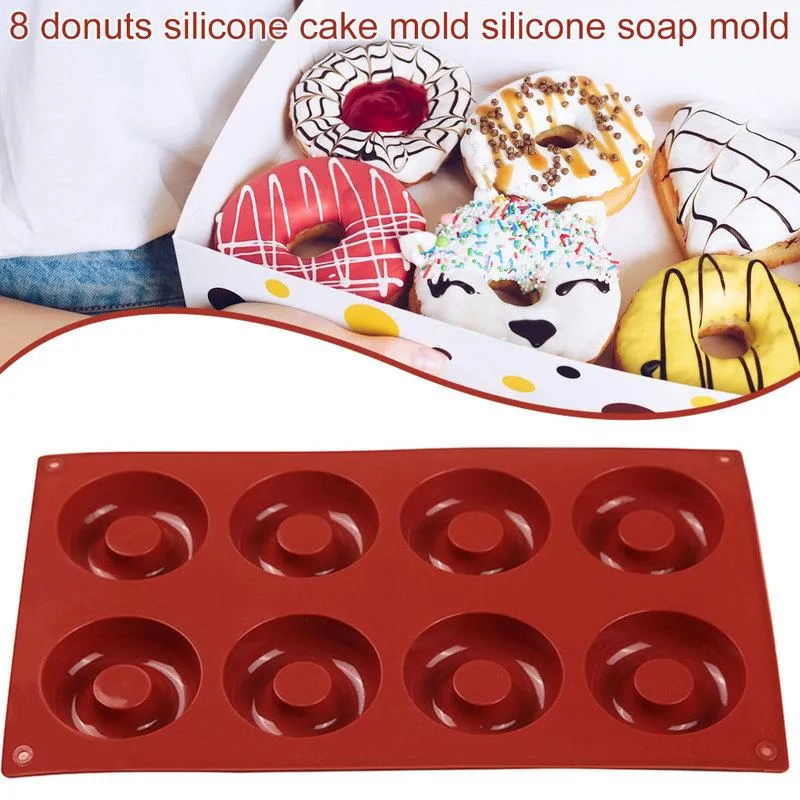 12pcs Silicone Molds, Nonstick Silicone Donut Mold, Silicone Baking Cups, Silicone  Donut Pan, Muffin, Jello, Bagel Pan, Oven, Microwave, Dishwasher Safe