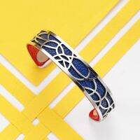 Legenstar 14 Argent Manchette Femme สายวันวาเลนไทน์กลับได้สำหรับผู้หญิง