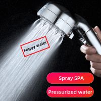 Universal Bathroom Sprayer Showerhead High Pressure Rain 3-Mode Adjustable Water Saving Bath Hand Shower Head Accessories