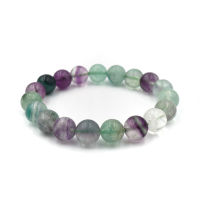 FLUORITE หินฟลูออไรต์ ขนาด 10 มม. สร้อยข้อมือหินแท้ by siamonlineshop