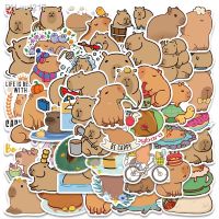 10/50pcs Cute Cartoon Animals Capybara Stickers Kids Gift For Laptop Luggage Phone Notebook Waterproof Graffiti Bicycle Decals