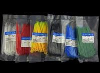 600Pcs/pack 3*100mm width 2.5mm Colorful Factory Standard Self-locking Plastic Nylon Cable Ties Wire Zip Tie