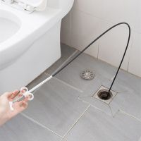 1Pc 90CM Drain Snake Sewer Curved Pipe Dredger Kitchen Bathroom Clog Remover Cleaning Unblocker Spring Tool Kitchen Accessories Traps Drains