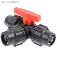 ✶ 1Pcs Useful PE Three-way Fast Connection Pipe Valve Plastic Valve T-type Valve Internal Diameter Good Quality Three-way valve