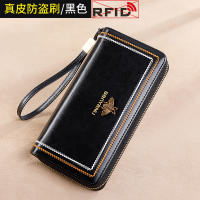 Wallets for Womens Ladies Purse Clutches 2021 Bags Genuine Leather Money Clips Large Capacity Simple Handbag Mobile Phone Holder