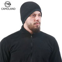 CAMOLAND Wholesale Men New Winter Plus Velvet Thick Warm Knitted Hats Casual Skullies Beanies Male Comfortable Soft Hedging Caps