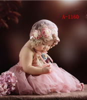 3-12 Months Newborn Photography Lace Princess Jumpsuit Dress Clothing Props Baby Clothes for Photo Shoot Studio Accessories