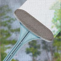 Mesh Screen Cleaner-2 in 1 Window Cleaner Brush, Glass Cleaning Scraper, Window Screen Brush Washing Equipment, Double Sided Wet