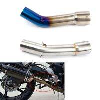 Slip-on Exhaust For YAMAHA YZF FZ1 FZ1N FZ1000 2006-2015 Link Middle Pipe Escape Moto Motorcycle Exhaust Middle Link Pipe