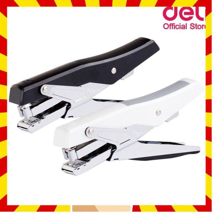 Deli 0329 Plier Stapler เครื่องเย็บกระดาษประหยัดแรงเย็บได้ 30 หน้า คละ