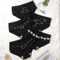 2023 Korean Cartoon Cute Animal Panties For Woman Girl Underwear Breathable Soft Cotton Plus Size Sexy Lingerie Female Briefs Panty