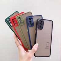 [ส่งจากไทย] Case OPPO Reno4 เคสออฟโป้ oppo reno4 เคสกันกระแทก เคสเลนต์กล้อง ขอบสีหลังด้าน เคส Oppo Reno4