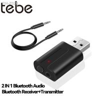 tebe Bluetooth 5.0 Audio Receiver Transmitter Stereo Music 3.5mm AUX Jack RCA Bluetooth Receptor USB Mini Wireless Audio Adapter