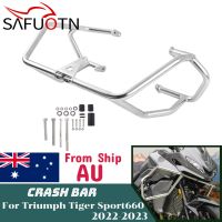 ✺❦ for Triumph Tiger Sport 660 2022 2023 Engine Guard Highway Crash Bar Motorcycle Frame Protection Upper Stainless Steel Bumper