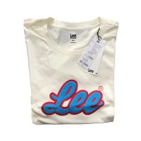 (XXL อก 47) LEE เสื้อยืดสีครีมชาย ผ้านุ่มใส่สบาย ของแท้จากShop