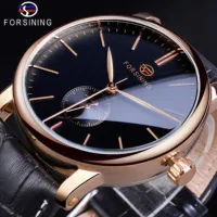 ---Fashion mens watch238814∏✘ The new forsining euramerican style mens fashion leisure simple mechanical movement automatic mechanical watches