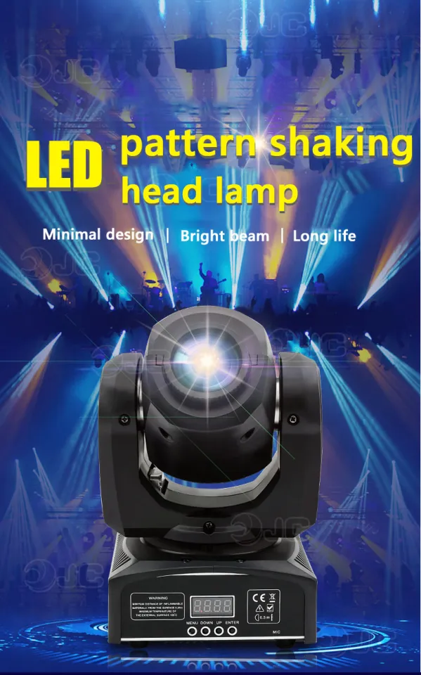 ZKYMZL Moving Head Light 30W DJ Lighting Stage Lights with 15