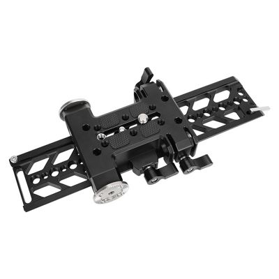 10 Inch Dovetail Plate and QR Baseplate with Double 15Mm Rod Adapter Amp Replacement Accessories ARRI Rosette Connections for DSLR Camera