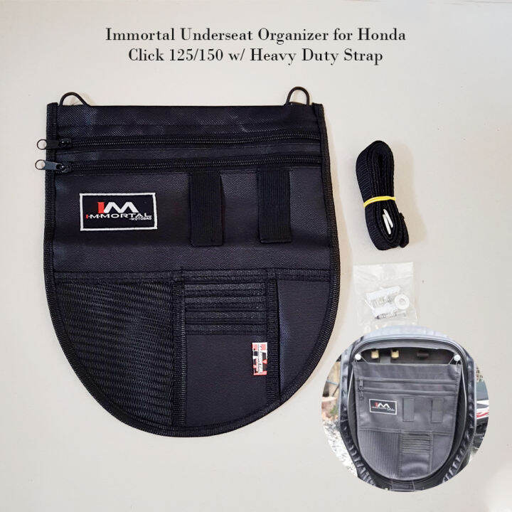 Motourista Honda Click 125/150 Immortal 10 Pockets Under Seat Organizer