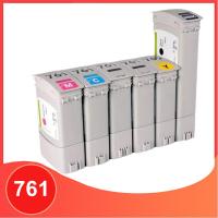 อะไหล่สำหรับ HP 761ตลับหมึกที่เต็มไปด้วยเครื่องพิมพ์ T7200 T7100 Designjet หมึกสี