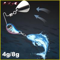 LVFENYA 4g/8g จม ช้อนโลหะ เลื่อม หมุน Wobblers Crankbaits เหยื่อตกปลาโลหะ VIB ล่อ ตะขอแหลม