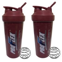 ProFlex Shaker - Chocolate (ขวดผสมเครื่องดื่มยี่ห้อ ProFlex สีช็อคโกแลต) 2 ขวด