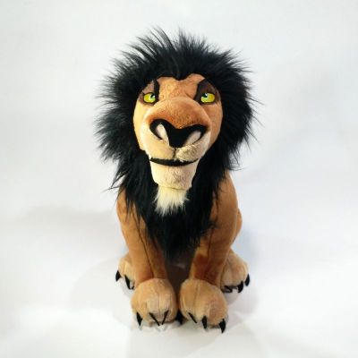 นั่งขนาด34ซม. 13.38นิ้วตุ๊กตา Stitch ยัดไส้แบบหรูหรารูปของเล่นขนขนาดใหญ่พิเศษสำหรับ Lion King