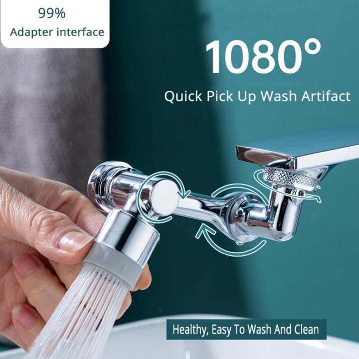 [NEW 2023] 1080 Degree Universal Extension Faucet Washbasin Tap Splash