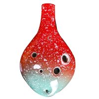 6 Hole Ocarina Ceramic Ocarina Wine Bottle Style Starry Ocarina- Alto C