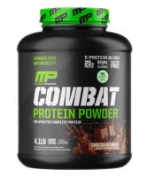 MusclePharm Combat Protein Powder, Chocolate Milk, 4.1 Pounds (52 Servings) 5 Protein Blend, lean muscle growth and recovery Whey Protein BCAA เวย์ โปรตีน MP