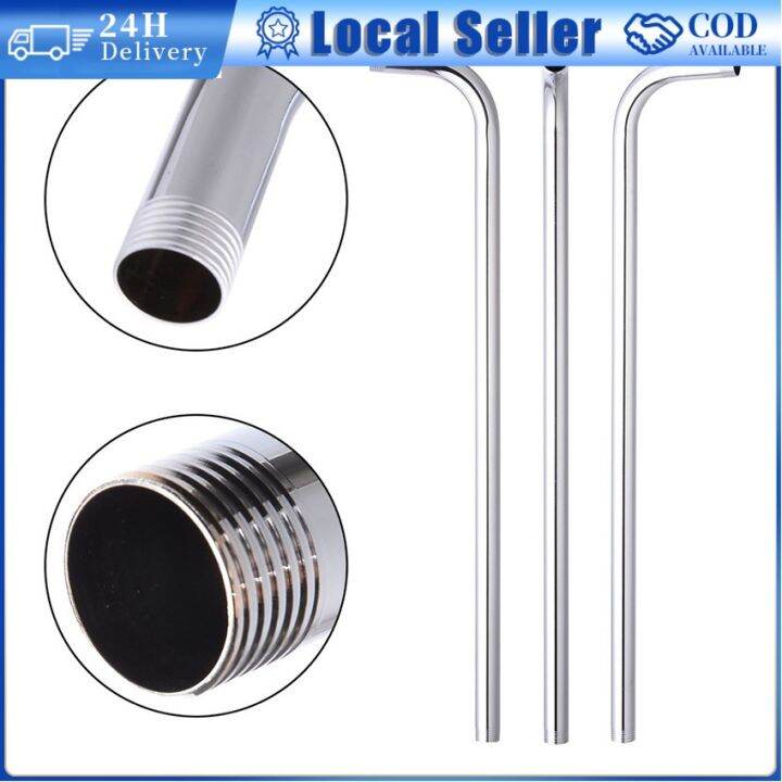 Stainless Shower Arm Extension Pipe for rain shower head 40/60cm For 1/
