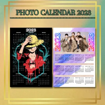 Anime Calendar 2023 With Printable With Notes Anime Cartoon - Etsy