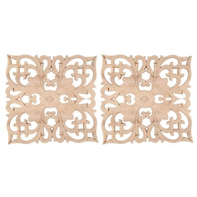 Wooden Decal Supply European-Style Applique Real Wood Carving Accessories And Retail.Woodcarving