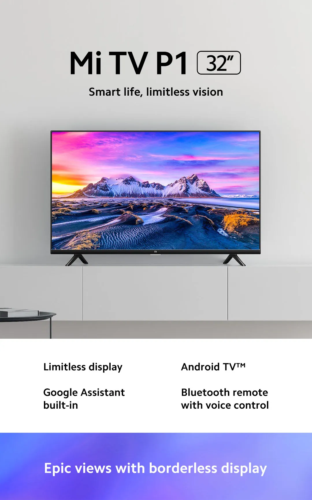 Shop Xiaomi Mi TV P1 32